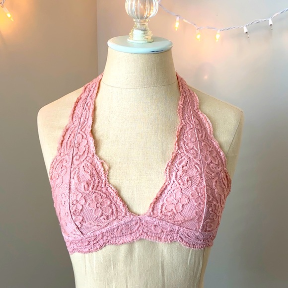 Other - FREE w/Bundle 🛍 Halter Top Pink Bralette